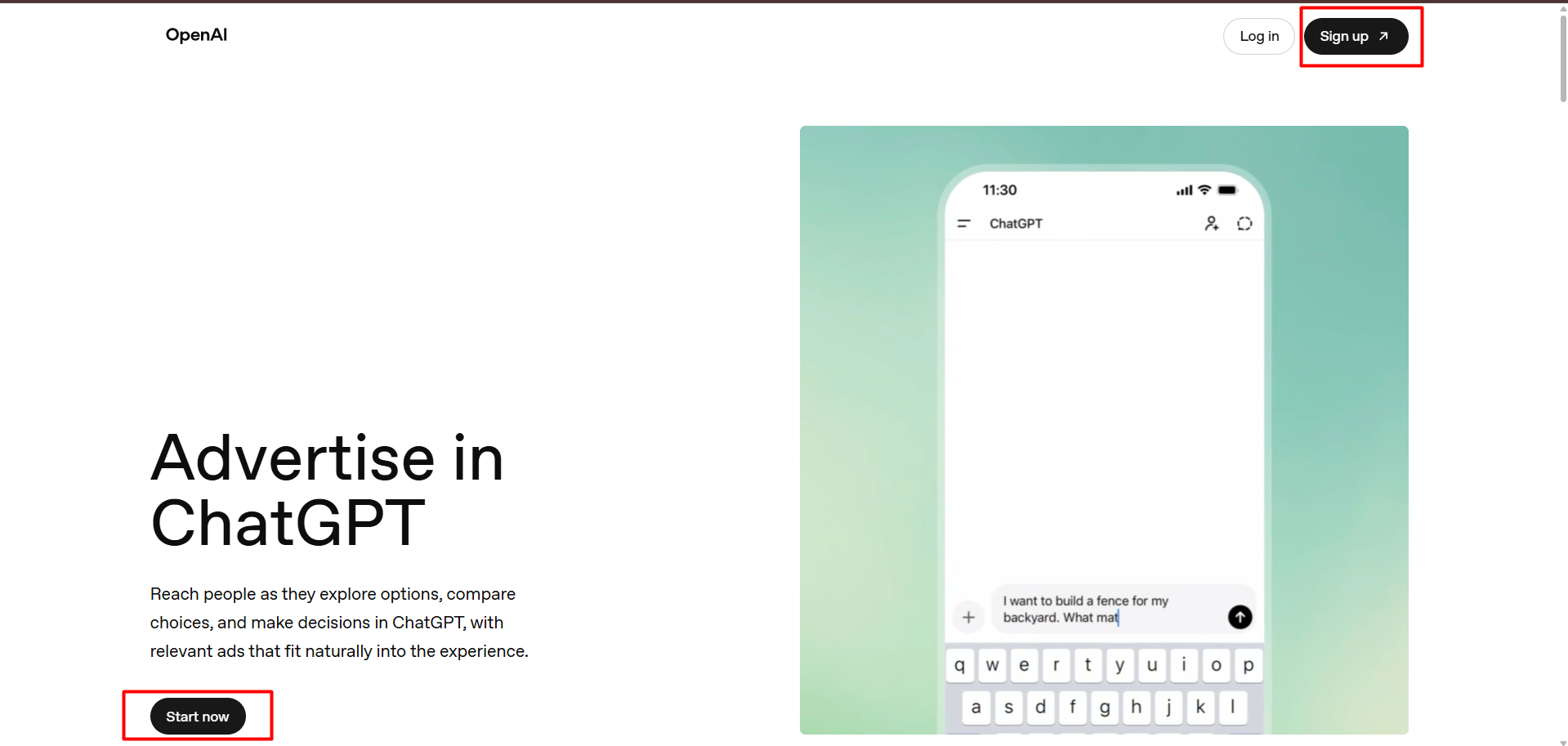 ChatGPT adds account creation first interface