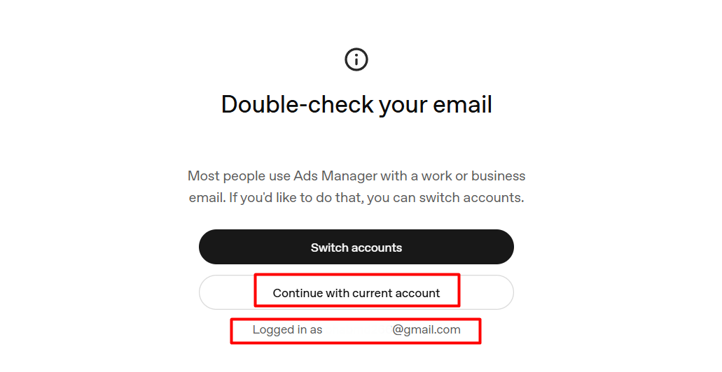 Re-check your email